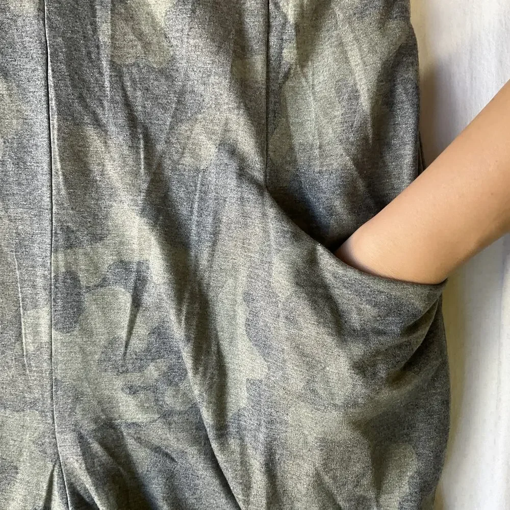 Wild Fable Women Jumpsuit S Olive Camouflage Sleeveless 20